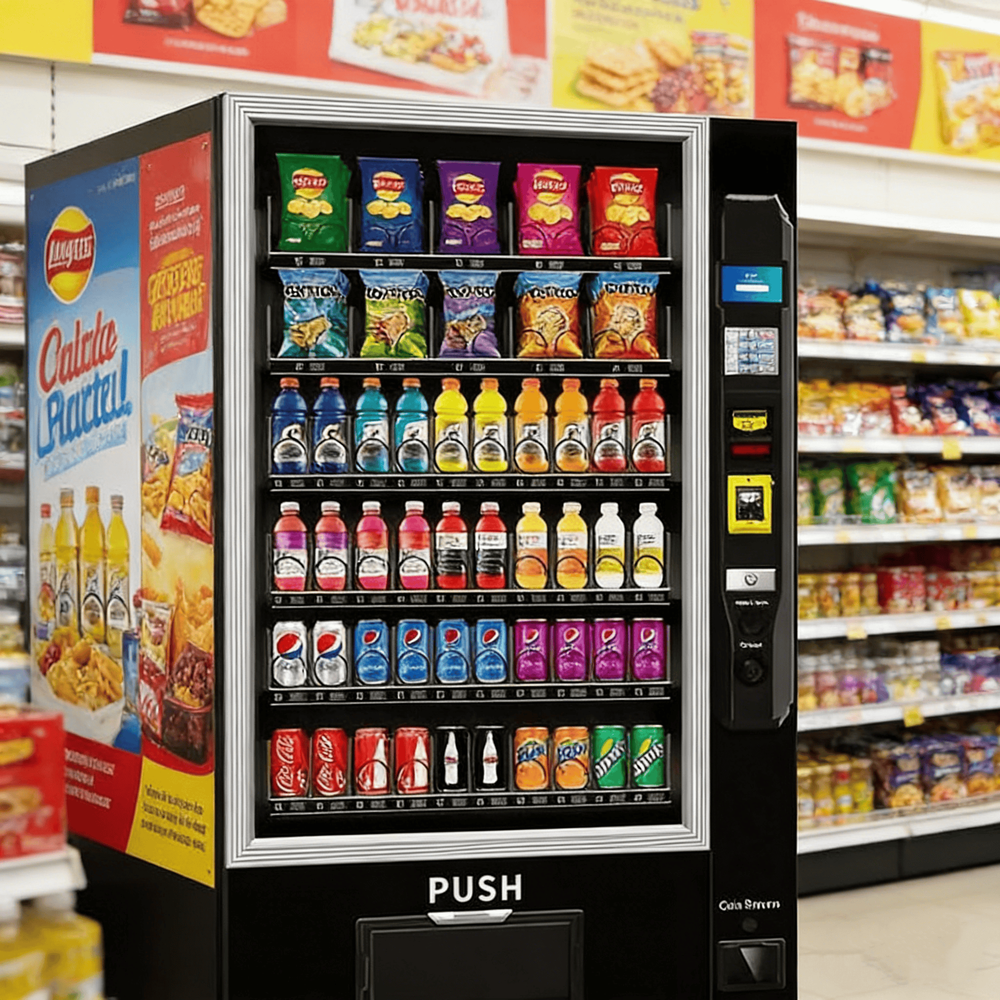 Food Snacks Drinks - Hot Selling 24 Hours Large Capacity