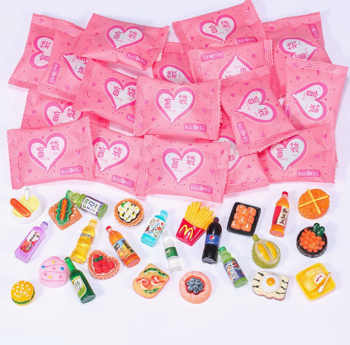Food Snacks Drinks - Random Style Bag Miniature Food Toy