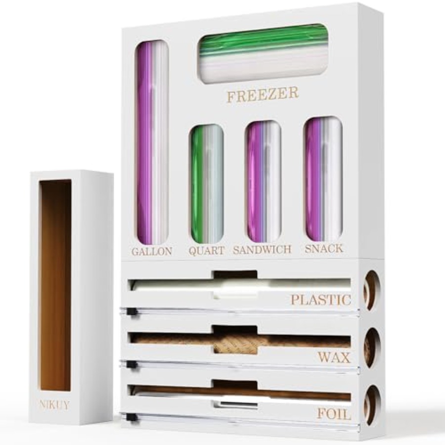 Snacks Food Labels - Kitchen Drawer Organizer for Bamboo Foil