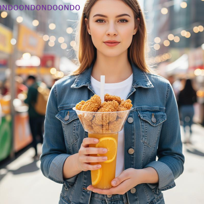 Bubble Milk Tea Cup Bowl Snack - Food Snacks For Camping ulasan dan harga