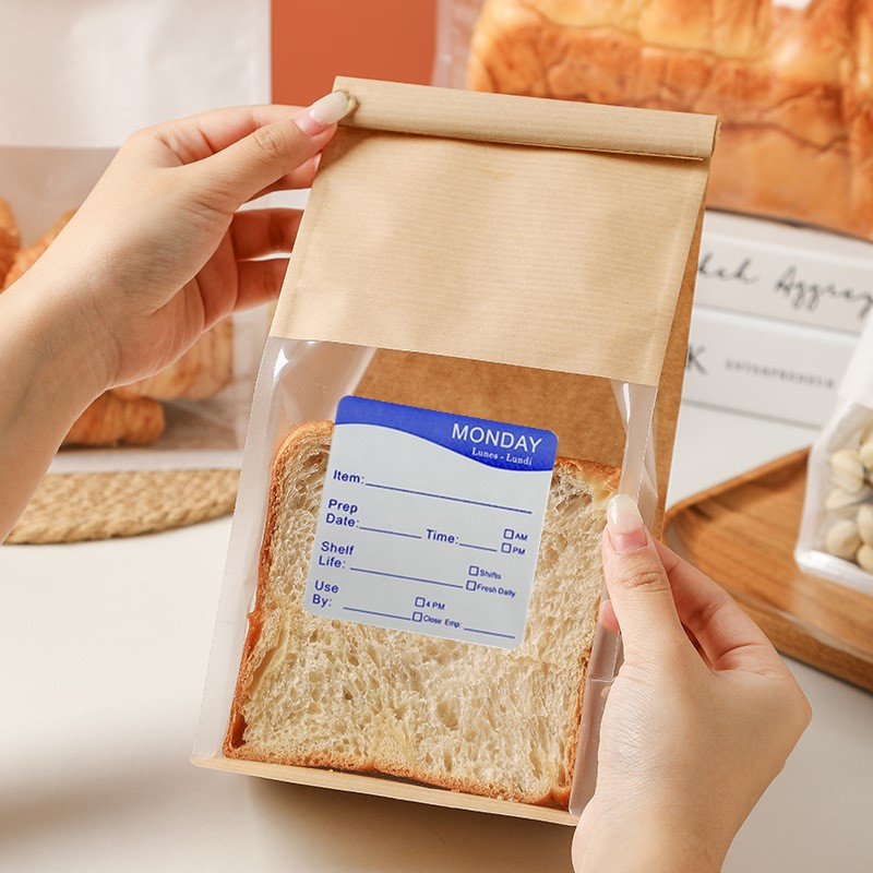250Pcs/Roll Kitchen Date Food  - Snacks Food Labels ulasan dan harga