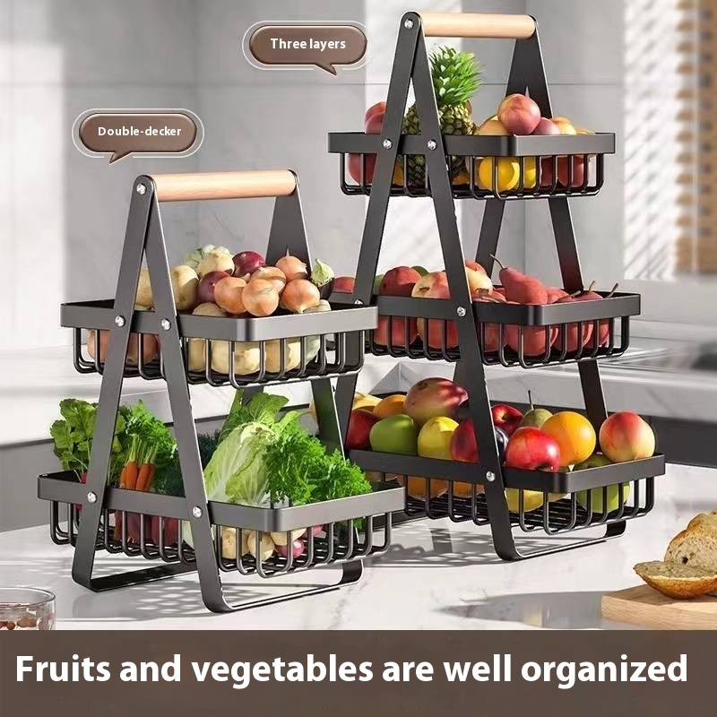 New 2 3 Tiers Countertop Fruit - Food Snacks Basket ulasan dan harga