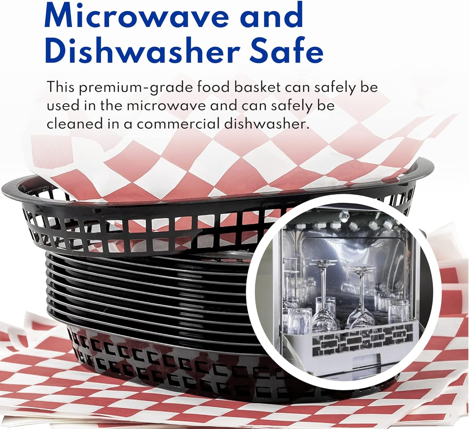 Plastic Fast Food Basket Oval  - Food Snacks Basket ulasan dan harga