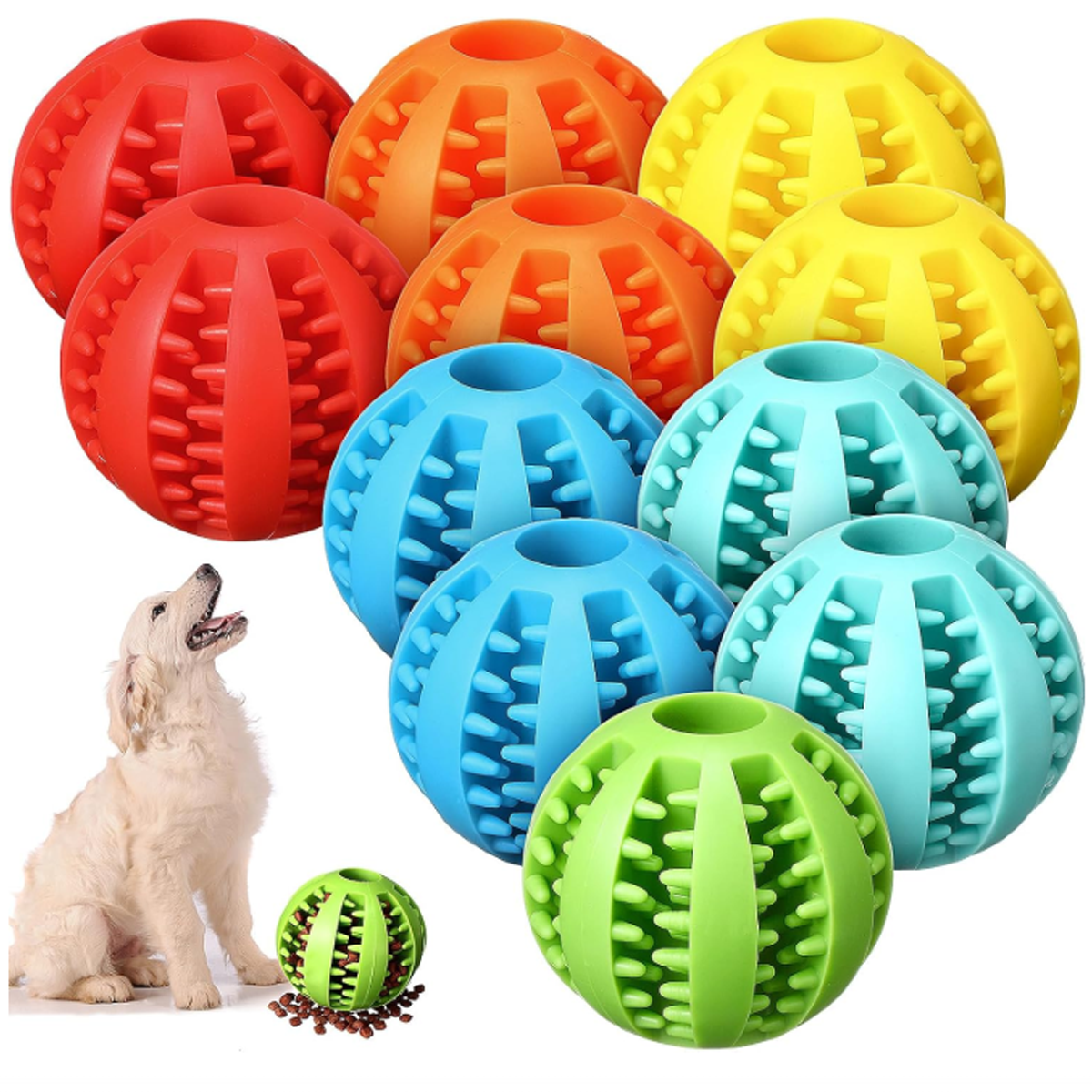 1pc Dog Toy Snack Ball Interac - Food Snacks Distribution ulasan dan harga