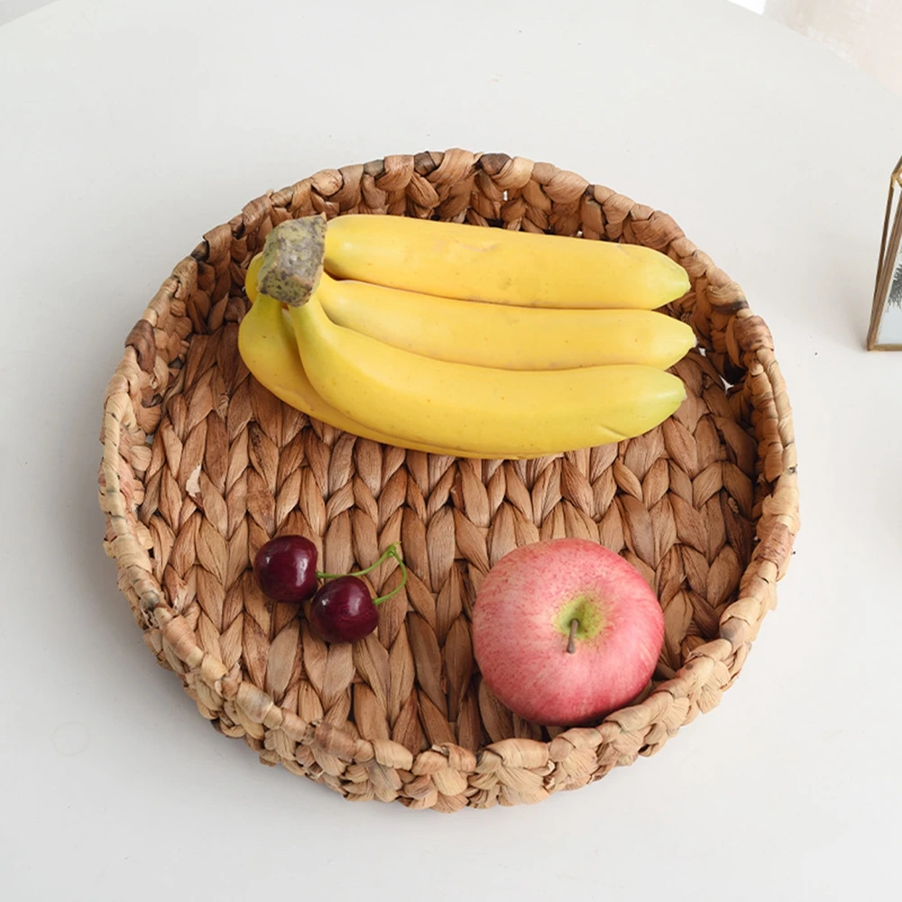 Rattan Wicker Basket Handwoven - Food Snacks Basket ulasan dan harga