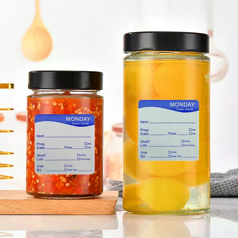 250Pcs/Roll Kitchen Date Food  - Snacks Food Labels ulasan dan harga