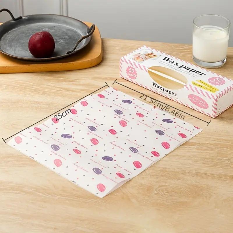 Colorful Patterned Wax Paper 5 - Food Snacks Basket ulasan dan harga
