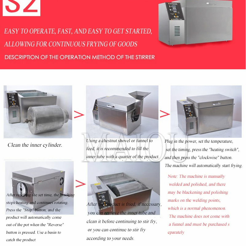 220V Electric 4KG Nut Grain Co - Roasted Nut Mix ulasan dan harga