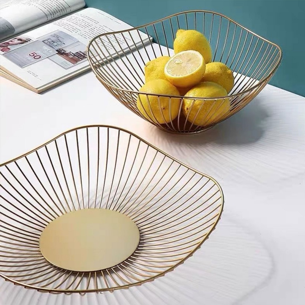 Metal Fruit Basket Simple Frui - Food Snacks Basket ulasan dan harga