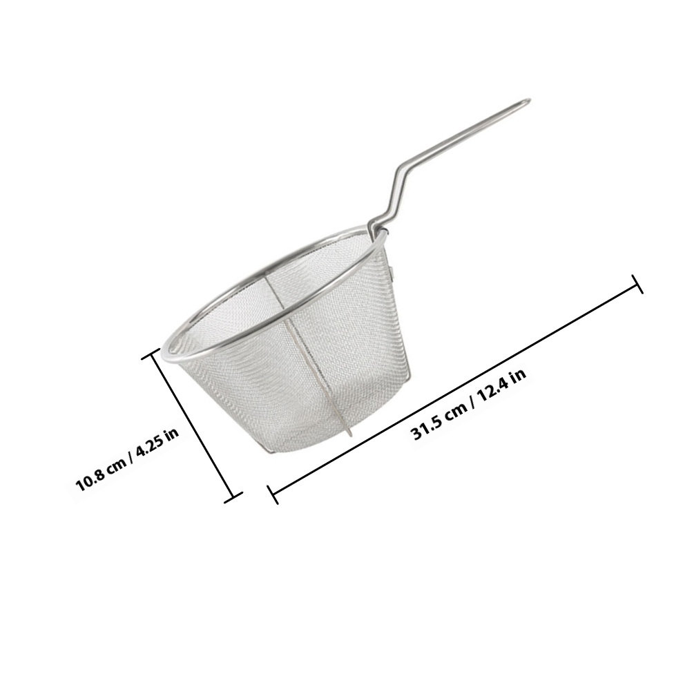 Folding Fry Basket Heat Resist - Food Snacks Basket ulasan dan harga