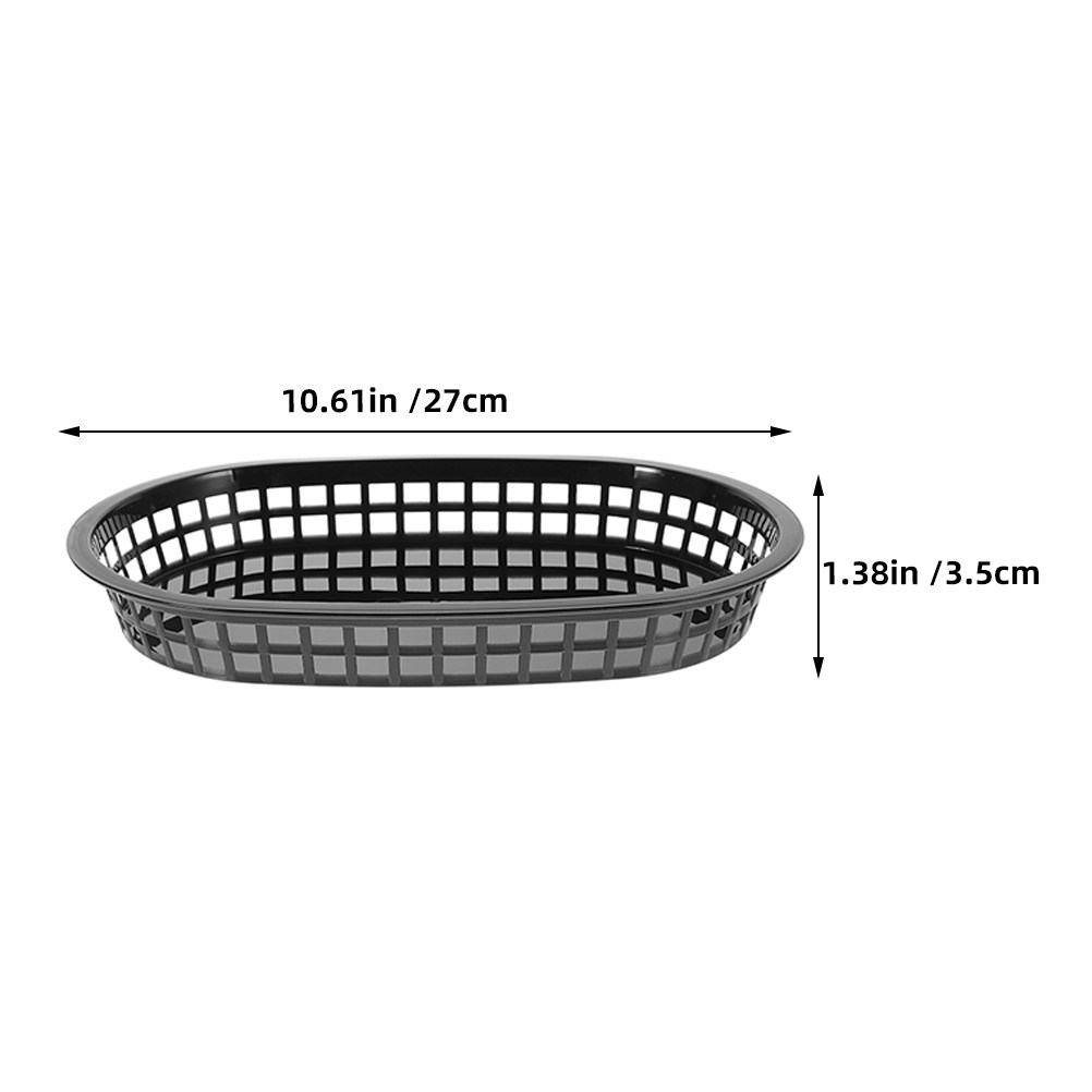4Pcs Plastic Fruit Basket Set  - Food Snacks Basket ulasan dan harga