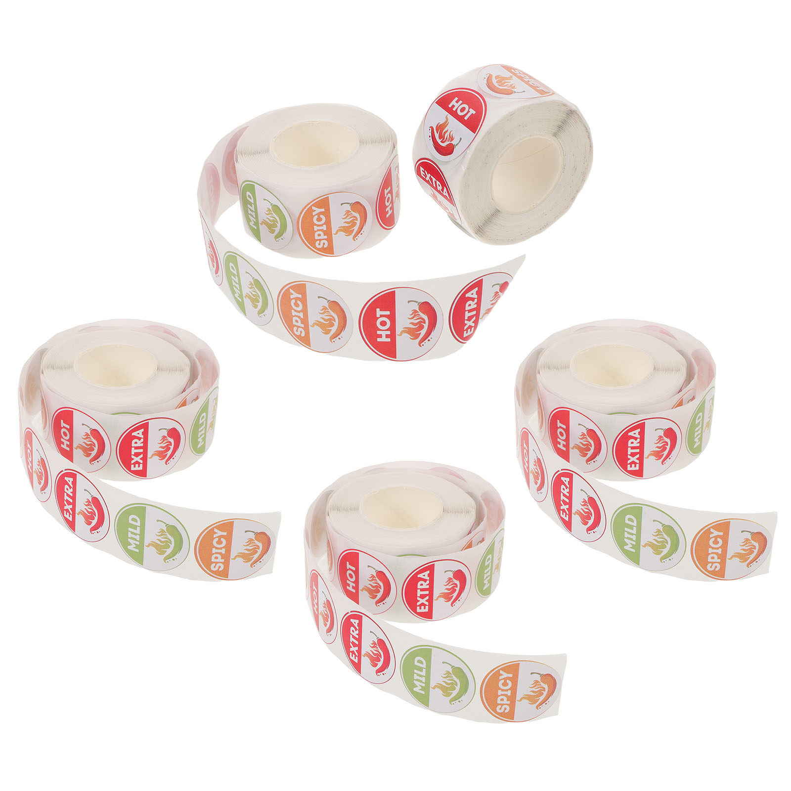 5 Rolls Round Spicy Hot Sticke - Snacks Food Labels ulasan dan harga