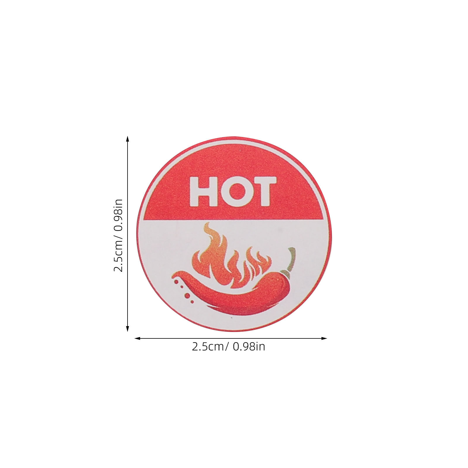 5 Rolls Round Spicy Hot Sticke - Snacks Food Labels ulasan dan harga