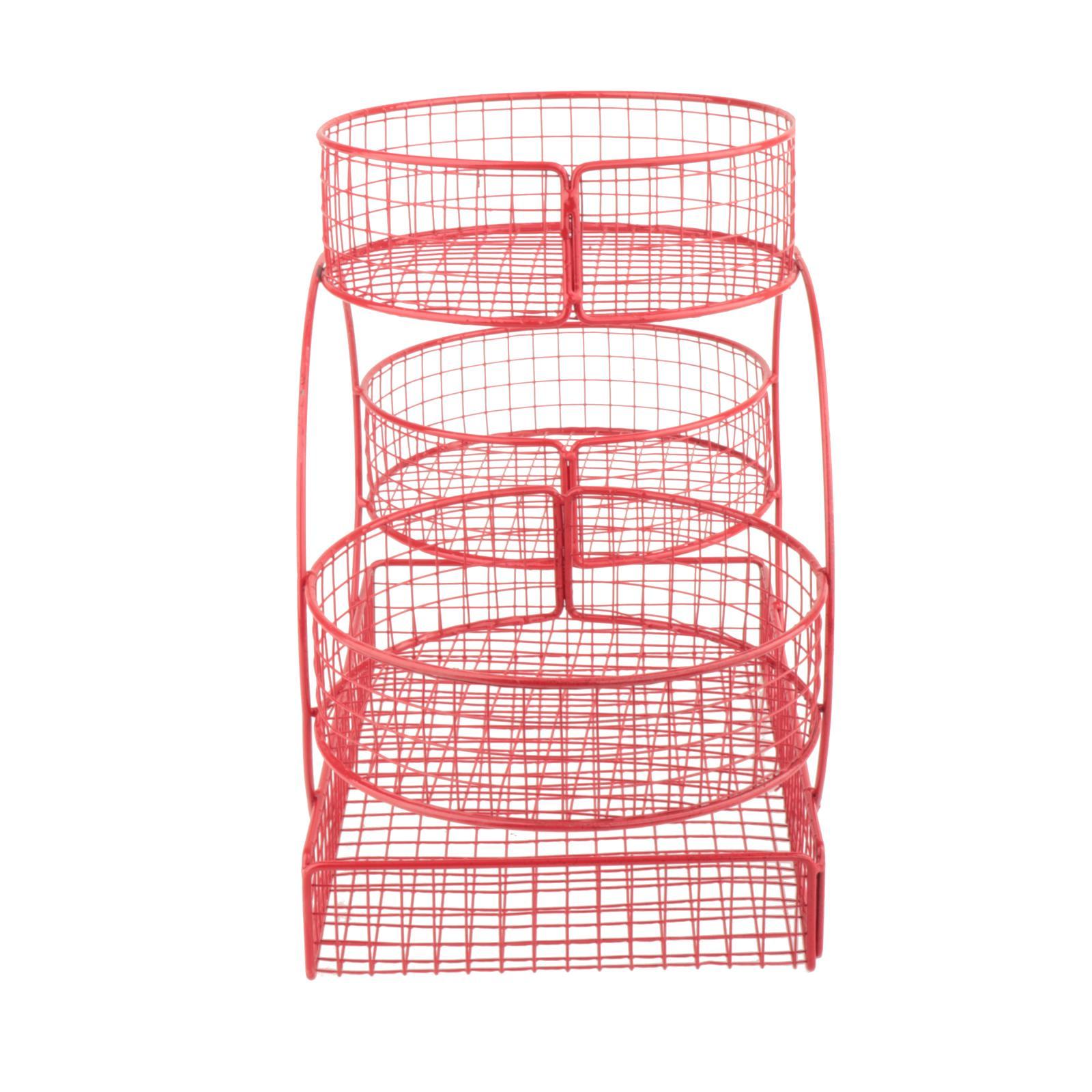 3 Layer Fruit Basket Counterto - Food Snacks Basket ulasan dan harga