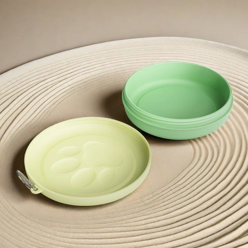 11/14cm2-in-1 Travel Dog Bowl  - Food Snacks For Camping ulasan dan harga
