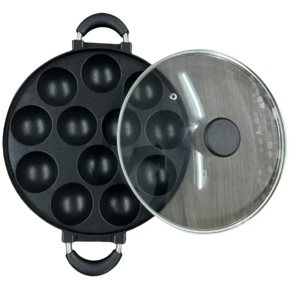 Black Takoyaki Pan Aluminum Al - Food Snacks Distribution ulasan dan harga