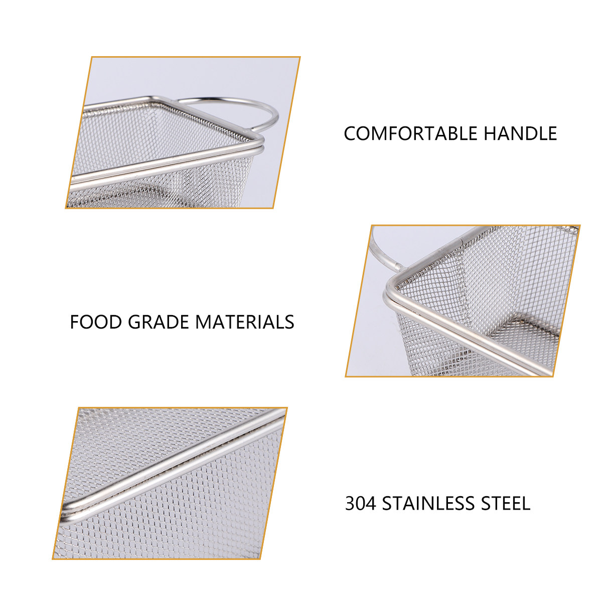 Stainless Steel Frying Basket  - Food Snacks Basket ulasan dan harga