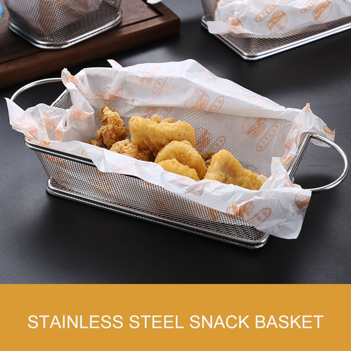 Stainless Steel Frying Basket  - Food Snacks Basket ulasan dan harga