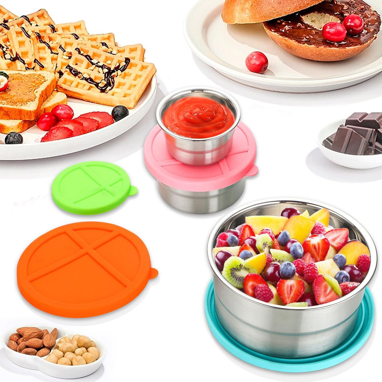 Metal Food Container 5 Pieces  - Food Snacks For Camping ulasan dan harga
