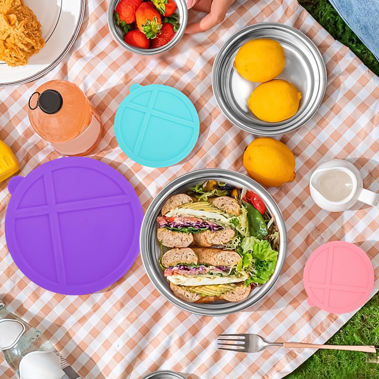 Metal Food Container 5 Pieces  - Food Snacks For Camping ulasan dan harga
