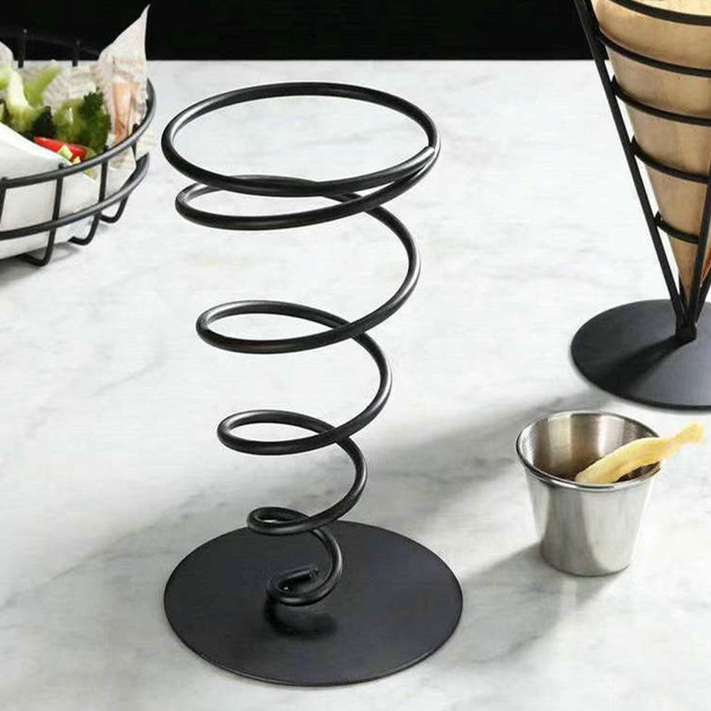 Cone Shaped Basket Stand Thick - Food Snacks Basket ulasan dan harga