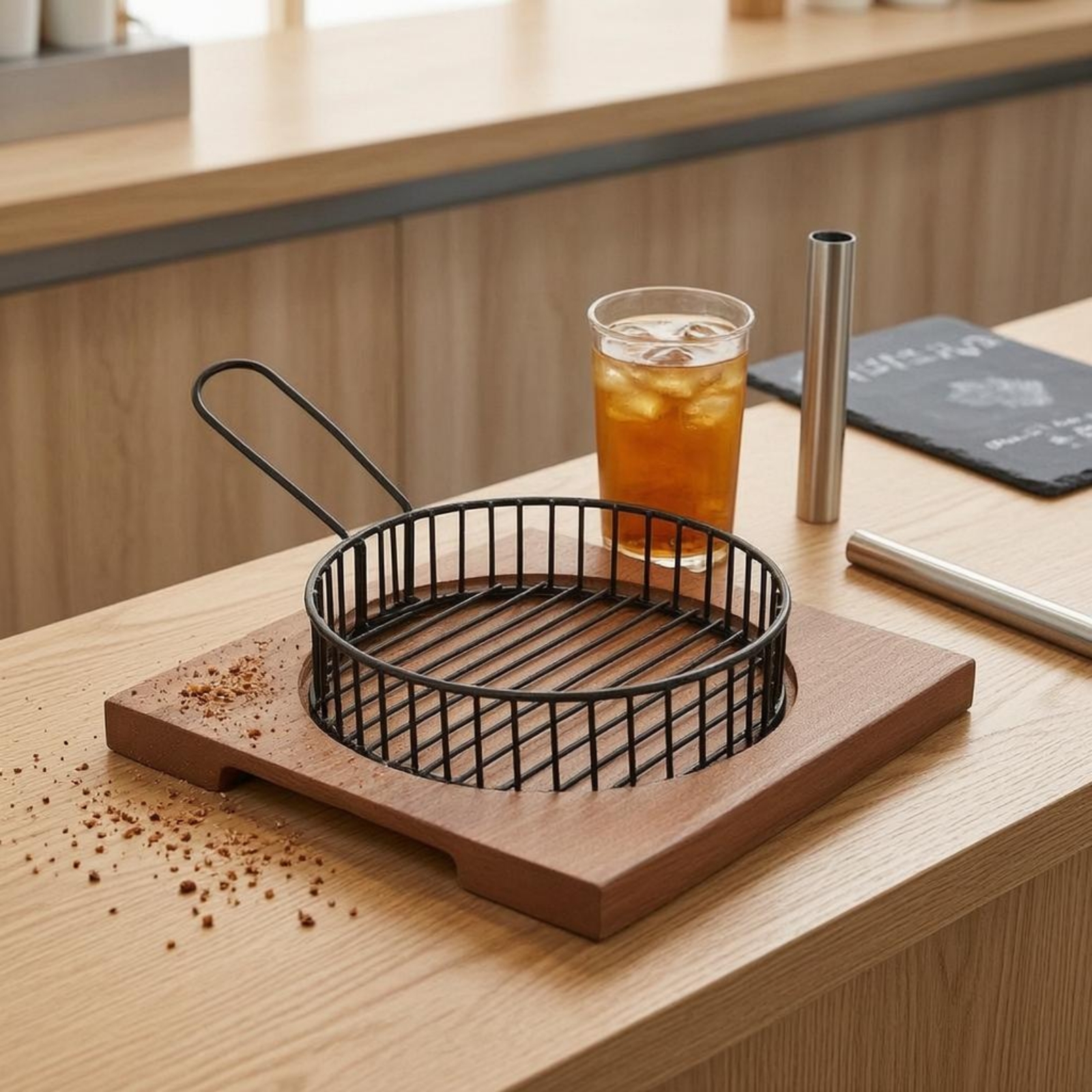 Snack Basket Set Black Wire Ba - Food Snacks Basket ulasan dan harga
